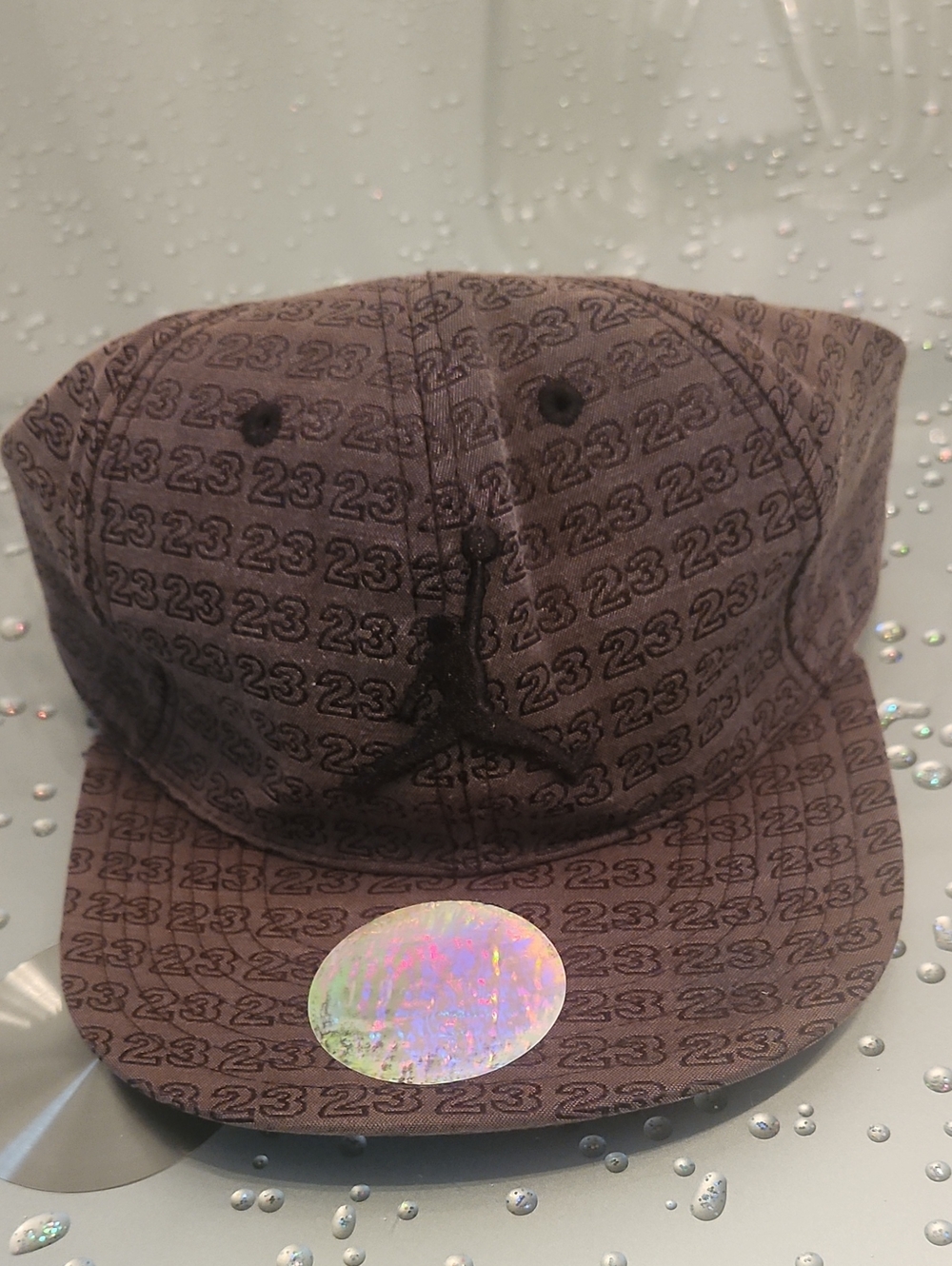 Jordan Brown '23' Pattern Snapback with Black Jumpman